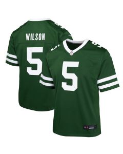 Garrett Wilson 5 New York Jets Game YOUTH Jersey – Legacy Green