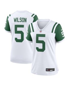 Garrett Wilson 5 New York Jets Women’s Classic Alternate Game Jersey – White