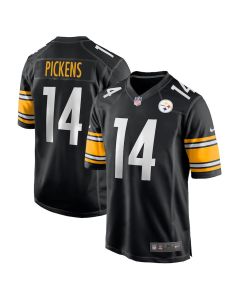 George Pickens 14 Pittsburgh Steelers Game Men Jersey – Black