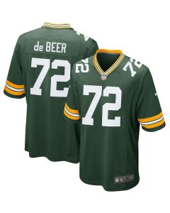 Gerhard de Beer 72 Green Bay Packers YOUTH Game Jersey – Green