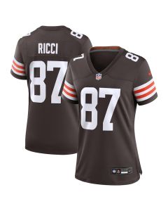 Giovanni Ricci 87 Cleveland Browns Women’s Game Jersey – Brown
