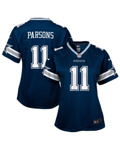 Girls Youth Dallas Cowboys Micah Parsons Navy Game Jersey