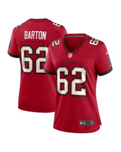 Graham Barton 62 Tampa Bay Buccaneers Game Women Jersey – Red