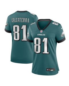 Grant Calcaterra 81 Philadelphia Eagles Women’s Team Game Jersey – Midnight Green