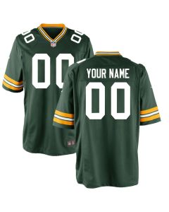 Green Bay Packers YOUTH Custom Game Jersey – Green