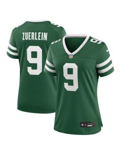Greg Zuerlein 9 New York Jets Women’s Team Game Jersey – Legacy Green