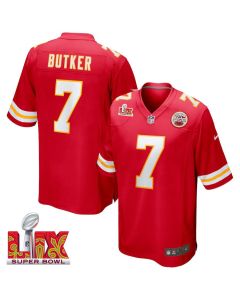Harrison Butker #7 Kansas City Chiefs Super Bowl LIX Jersey – Men’s – Red