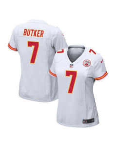Harrison Butker 7 Kansas City Chiefs Game Women Jersey – White