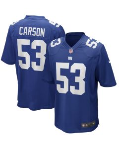 Harry Carson 53 New York Giants Men Game Retired Jersey – Royal