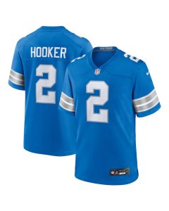 Hendon Hooker 2 Detroit Lions Team Game Men Jersey – Blue