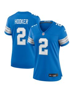 Hendon Hooker 2 Detroit Lions Women’s Team Game Jersey – Blue