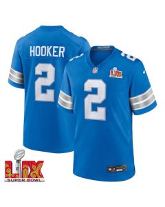 Hendon Hooker #2 Detroit Lions Super Bowl LIX Jersey – Men’s – Blue
