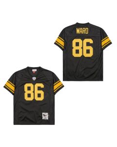 Hines Ward 86 Pittsburgh Steelers Retro Throwback Men Jersey – Black