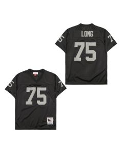 Howie Long 75 Las Vegas Raiders Throwback Men Jersey – Black