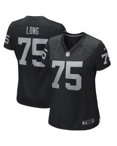 Howie Long 75 Las Vegas Raiders Women Game Retired Jersey – Black