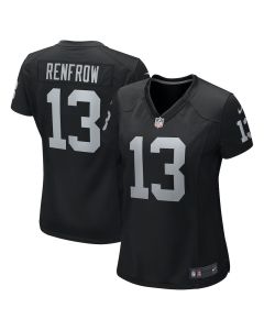 Hunter Renfrow 13 Las Vegas Raiders Women Game Jersey – Black