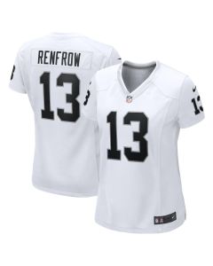 Hunter Renfrow 13 Las Vegas Raiders Women Game Jersey – White