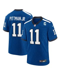 Indiana Nights Men’s Indianapolis Colts Michael Pittman Jr. Blue Alternate Game Jersey
