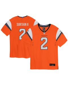 Infant Denver Broncos Patrick Surtain II Orange Mile High Collection Game Jersey