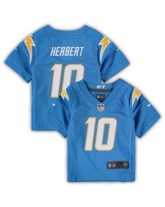 Infant Los Angeles Chargers Justin Herbert Powder Blue Game Jersey