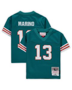 Infant Miami Dolphins Dan Marino Mitchell & Ness Aqua 1984 Retired Legacy Jersey