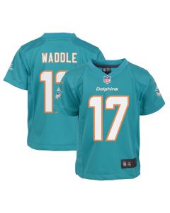 Infant Miami Dolphins Jaylen Waddle Aqua Player Game Jersey