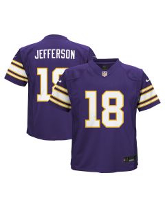 Infant Minnesota Vikings Justin Jefferson Purple Alternate Game Jersey