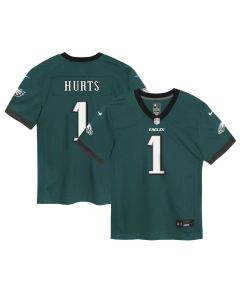 Infant Philadelphia Eagles Jalen Hurts Midnight Green Game Jersey