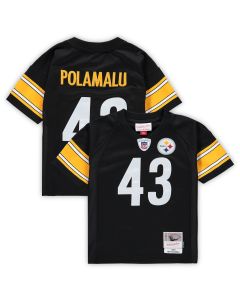 Infant Pittsburgh Steelers Troy Polamalu Mitchell & Ness Black 2005 Retired Legacy Jersey