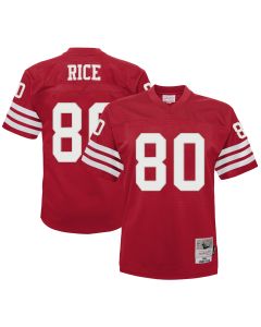 Infant San Francisco 49ers Jerry Rice Mitchell & Ness Scarlet 1990 Retired Legacy Jersey