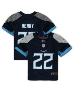 Infant Tennessee Titans Derrick Henry Navy Game Jersey