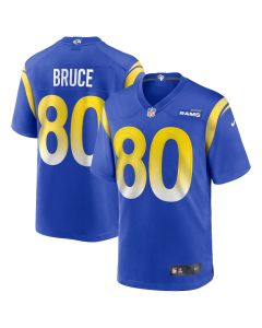 Isaac Bruce 80 Los Angeles Rams Men Game Retired Jersey – Royal