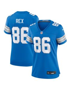 Isaac Rex 86 Detroit Lions Women’s Game Jersey – Blue