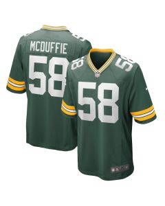 Isaiah McDuffie 58 Green Bay Packers Men Game Jersey – Green