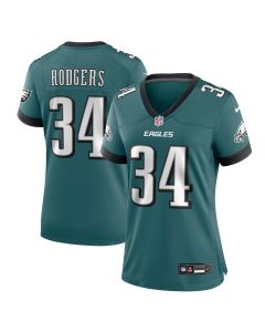 Isaiah Rodgers 34 Philadelphia Eagles Women’s Team Game Jersey – Midnight Green