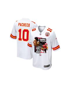 Isiah Pacheco 10 Kansas City Chiefs Pachinko Machine Game YOUTH Jersey – White