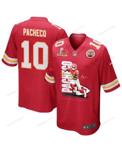 Isiah Pacheco 10 Kansas City Chiefs Pop Game Men Jersey – Red