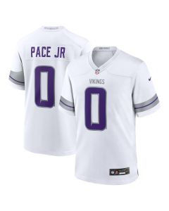 Ivan Pace Jr 0 Minnesota Vikings Alternate Game Men Jersey – White