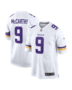 J.J. McCarthy 9 Minnesota Vikings Game Men Jersey – White