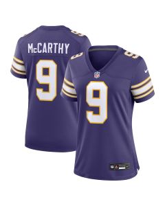 J.J. McCarthy Minnesota Vikings 2nd Alternate 2024 NFL Draft First Round Pick Player Game Jersey – Purple