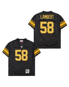 Jack Lambert 58 Pittsburgh Steelers Retro Throwback Men Jersey – Black