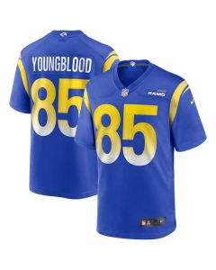Jack Youngblood 85 Los Angeles Rams Men Game Retired Jersey – Royal