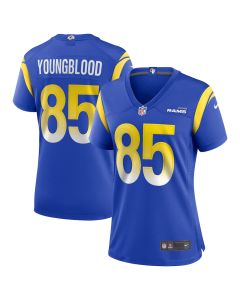 Jack Youngblood 85 Los Angeles Rams Women Game Retired Jersey – Royal