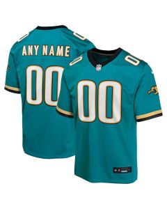Jacksonville Jaguars Prowler Throwback Player Game YOUTH Custom Jersey – Teal