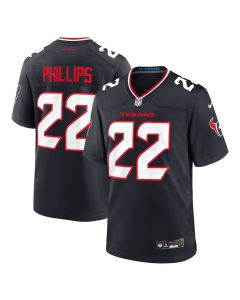 Jacob Phillips 22 Houston Texans Game Men Jersey – Navy