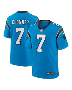 Jadeveon Clowney 7 Carolina Panthers Alternate Game Jersey – Men Blue