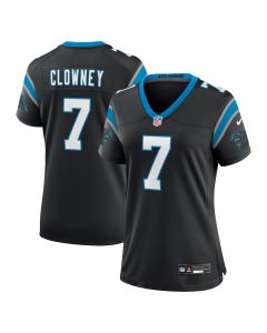 Jadeveon Clowney 7 Carolina Panthers Game Women Jersey – Black