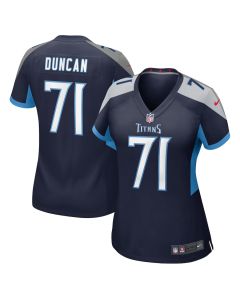 Jaelyn Duncan 71 Tennessee Titans Women’s Game Jersey – Navy