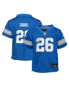 Jahmyr Gibbs 26 Detroit Lions Game YOUTH Jersey – Blue