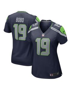 Jake Bobo 19 Seattle Seahawks Women Game Jersey – College Navy